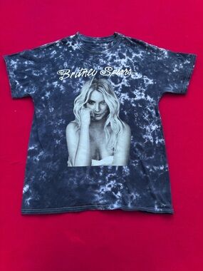 Britney Spears Tour 2017 Tie Dye Graphic T Shirt Mens Small Unisex